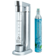 Beverage Carbonater MERCURIUS Silver with cylinder