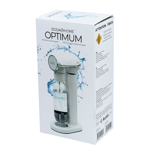 Sparkling Drinks Maker OPTIMUM White without cylinder