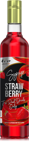 Сироп ТМ Filler зі смаком полуниці