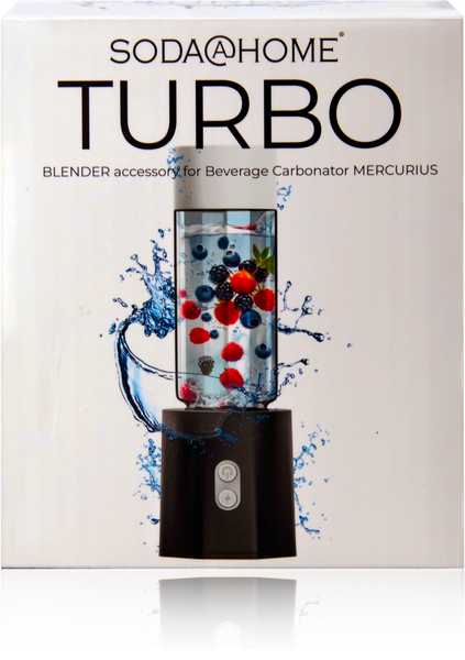 Blender TURBO Black for Beverage Carbonater MERCURIUS